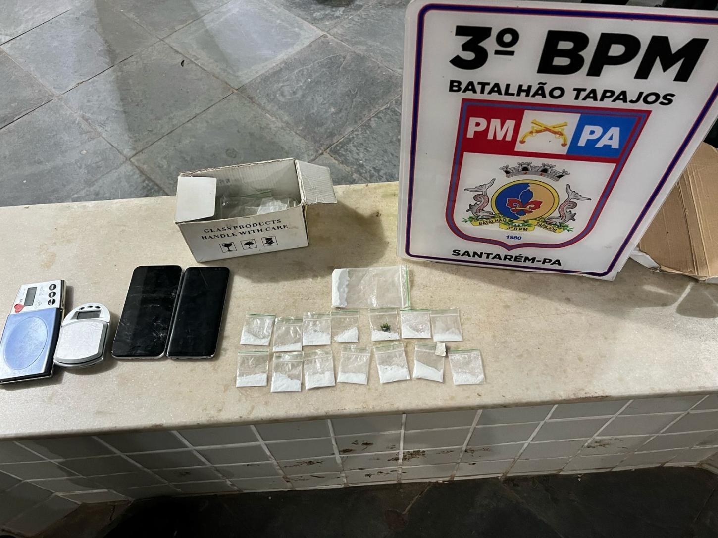 Mais uma prisão por tráfico feita pelo 3° BPM