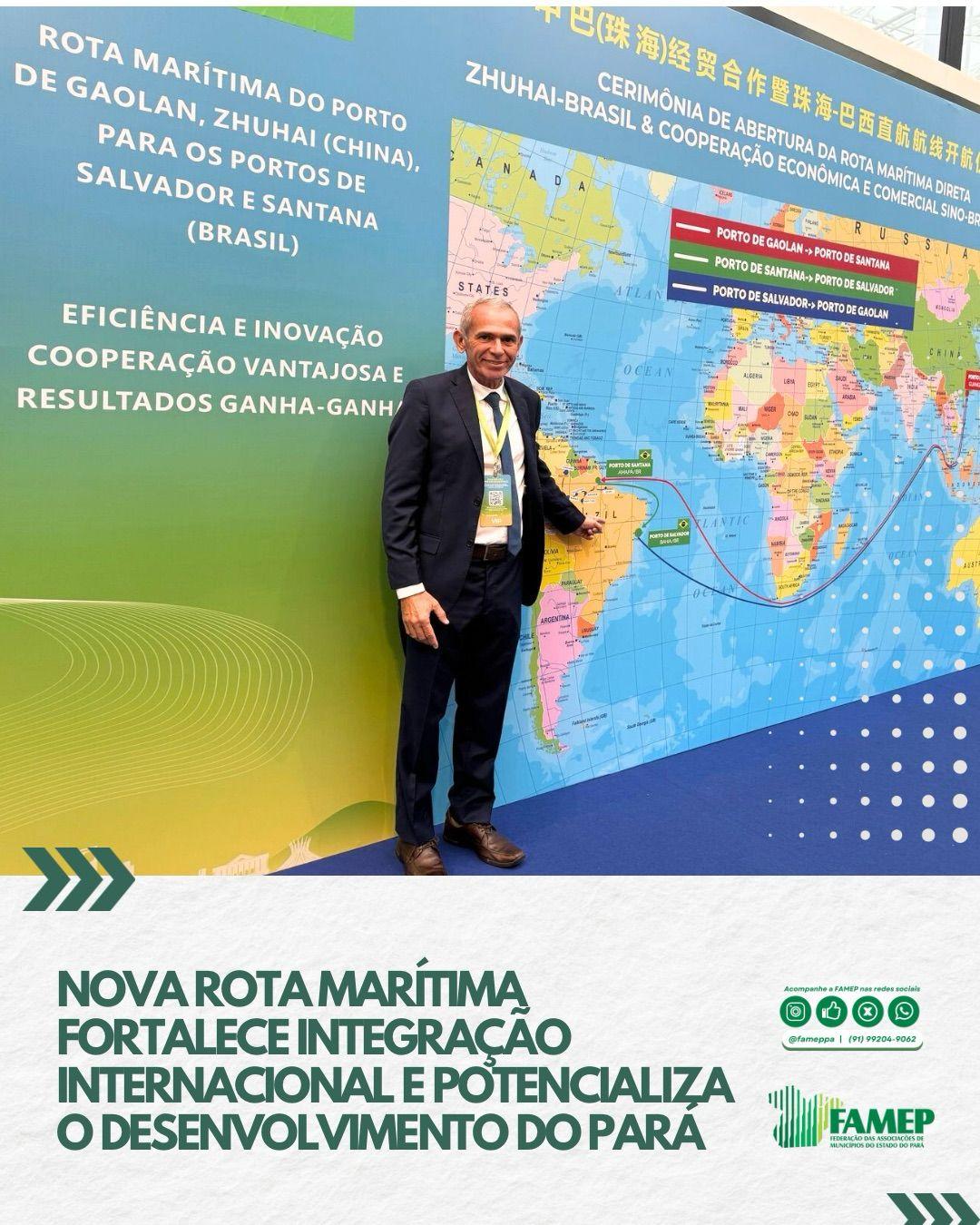 Nova rota marítima fortalece integração internacional e potencializa o desenvolvimento do Pará