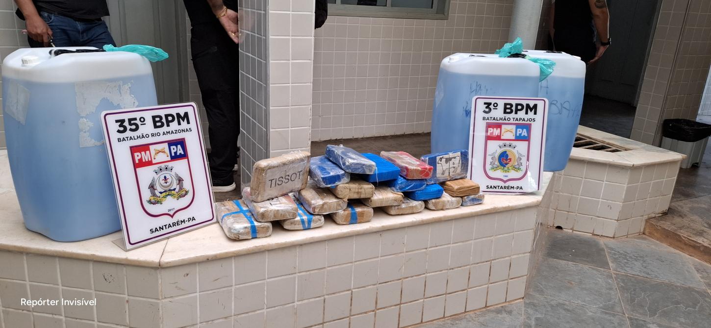Após denuncias anônimas droga apreendida pela PM no bairro da Floresta