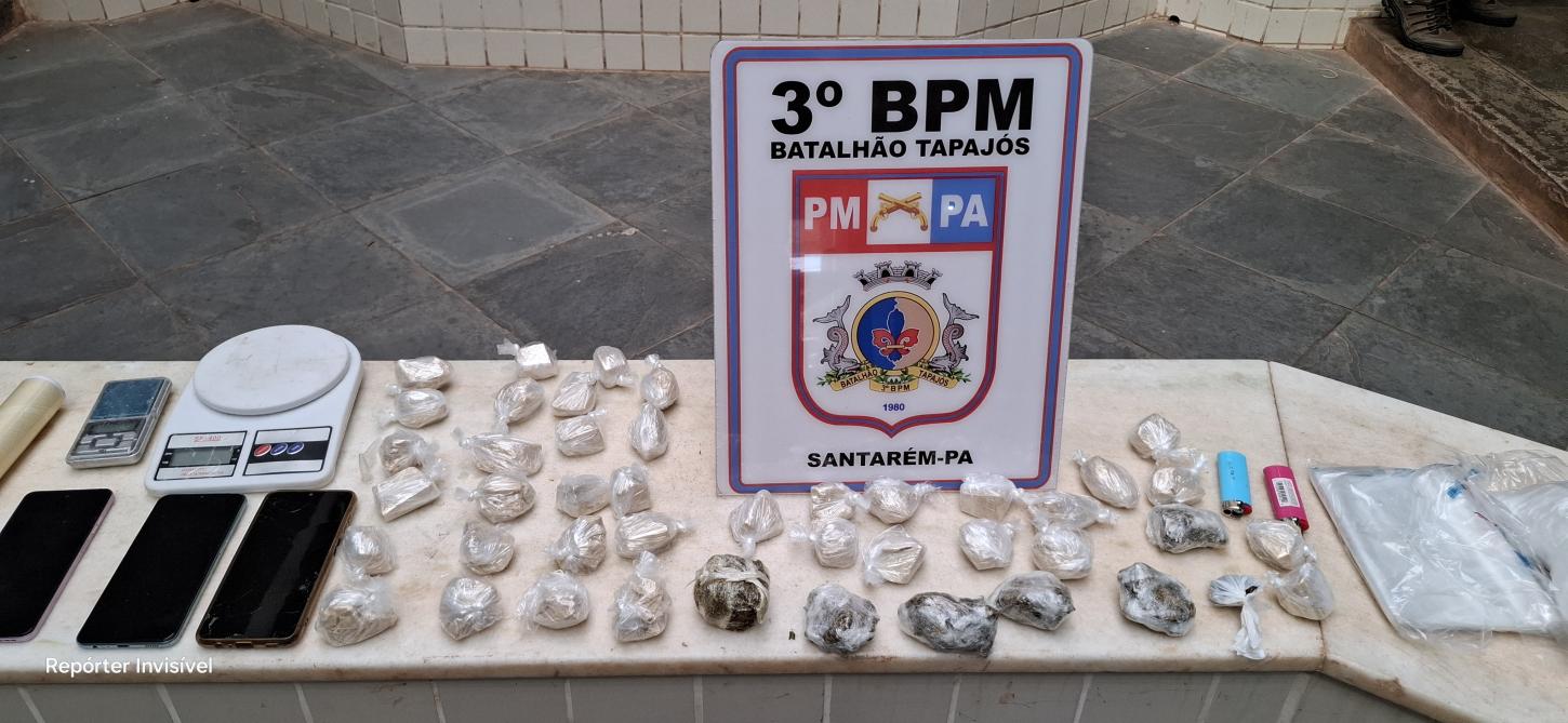 Dois jovens presos pela PM com entorpecentes na praia do Maracanã