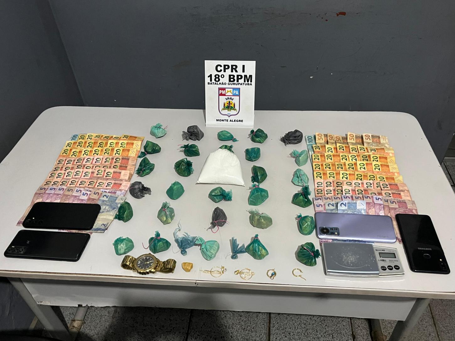 OPERAÇÃO POLICIAL DESARTICULA PONTO DE DISTRIBUIÇÃO DE DROGAS NA CIDADE DE MONTE ALEGRE