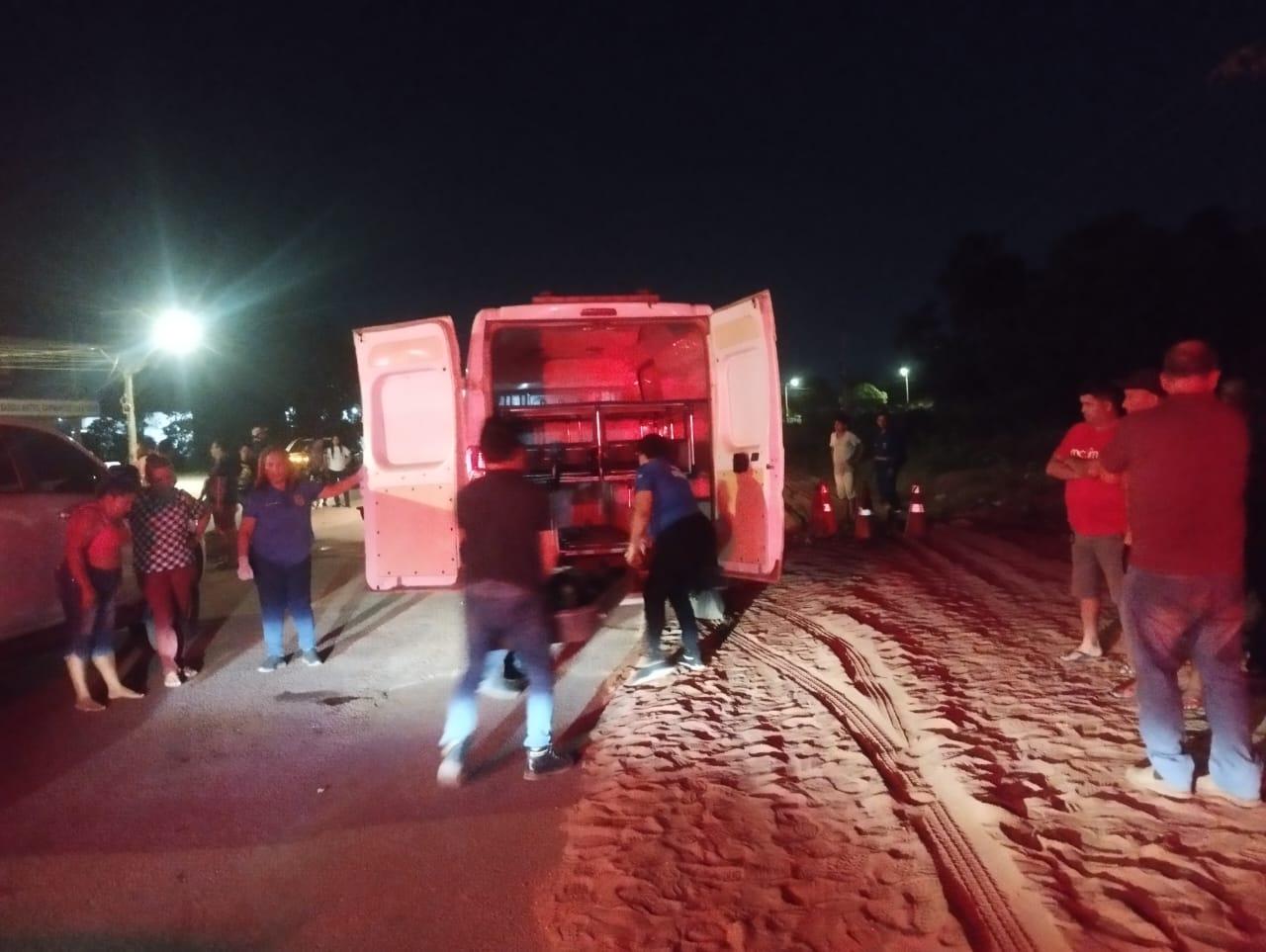 Acidente fatal na Avenida Cuiaba bairro da Matinha 