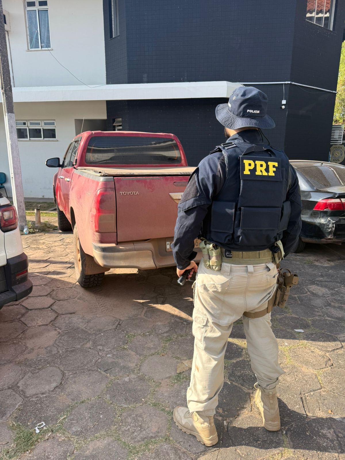 Veiculo adulterado apreendido pela PRF na BR 163