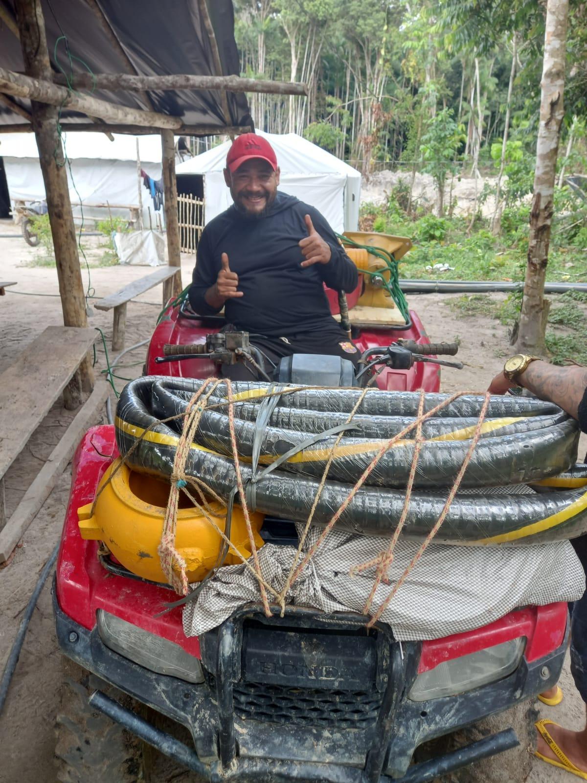 Homem morto e mulher atingida nas costas no garimpo São Domingos município de Itaituba 