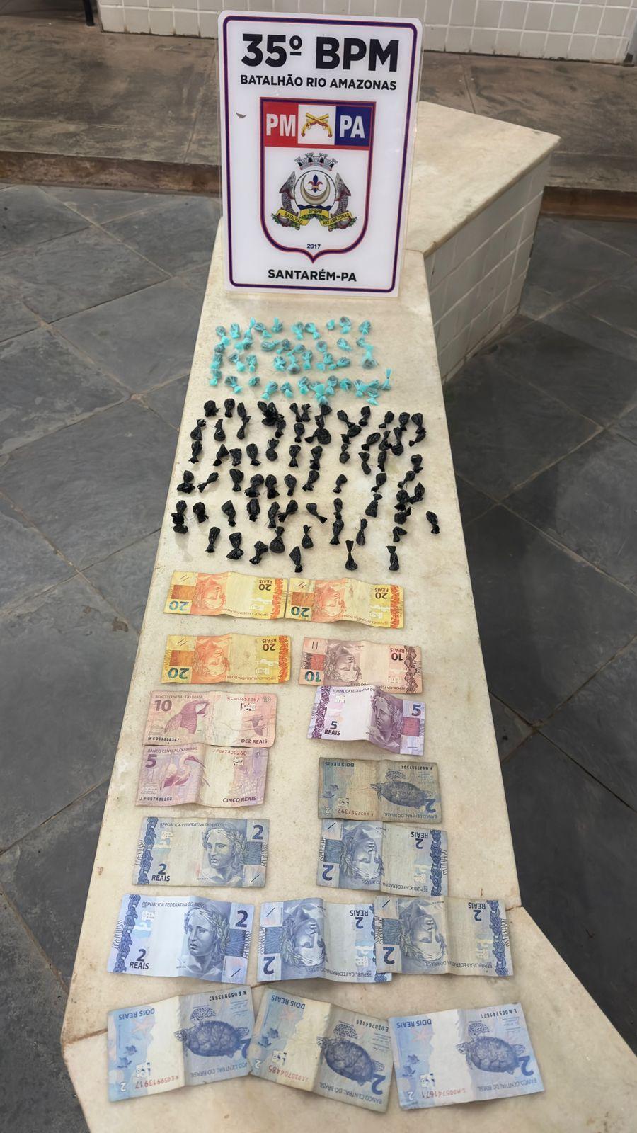 Mais um elemento preso por tráfico pelo 35º BPM 