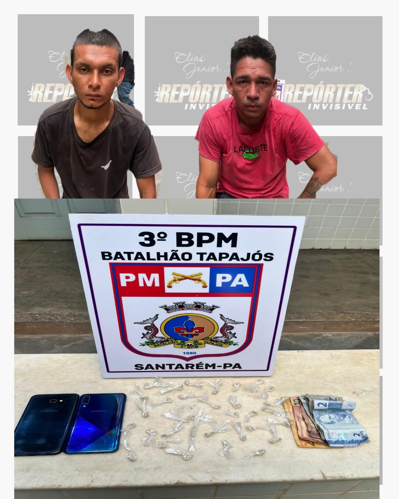 Presos por tráfico nas imediações do Mercadão 2000