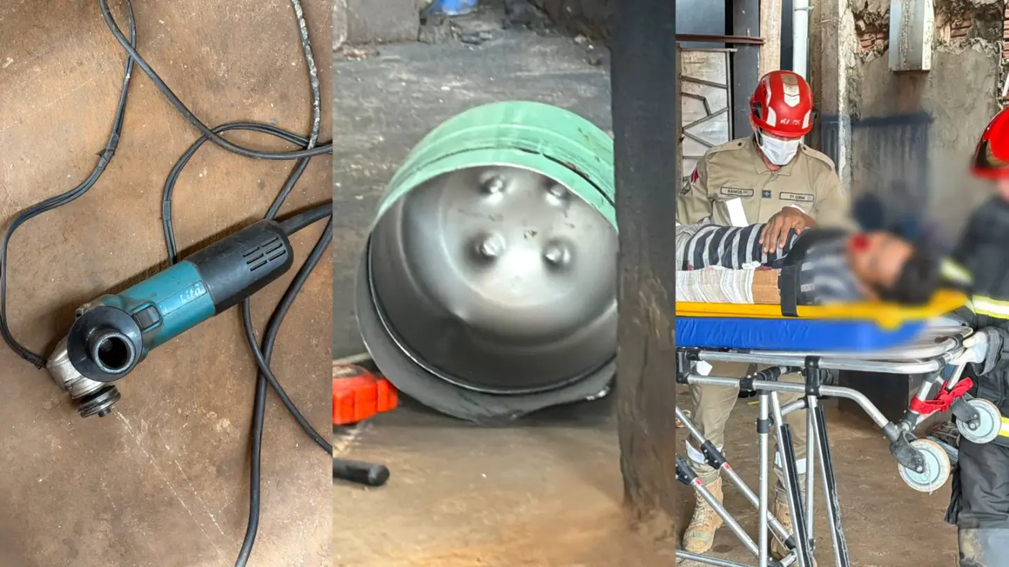 Explosão de cilindro deixa trabalhador gravemente ferido em oficina de Itaituba