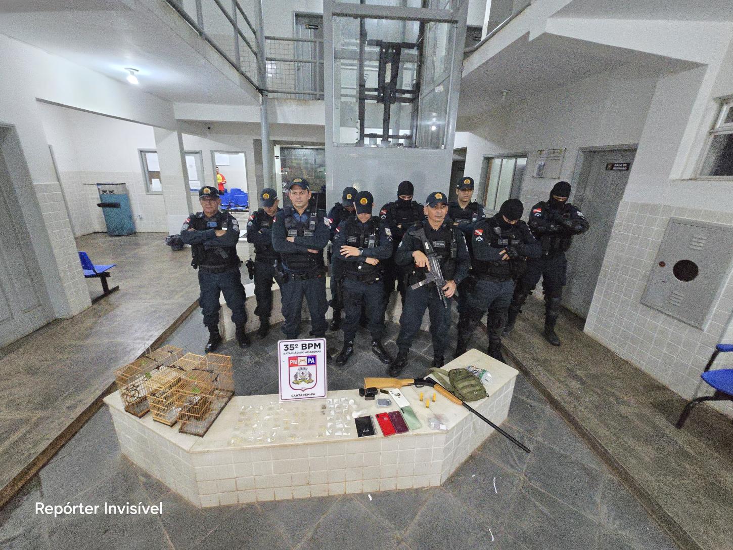¨Cajuzinho¨ preso pelo Recobrimento do 35º BPM por tráfico de drogas 