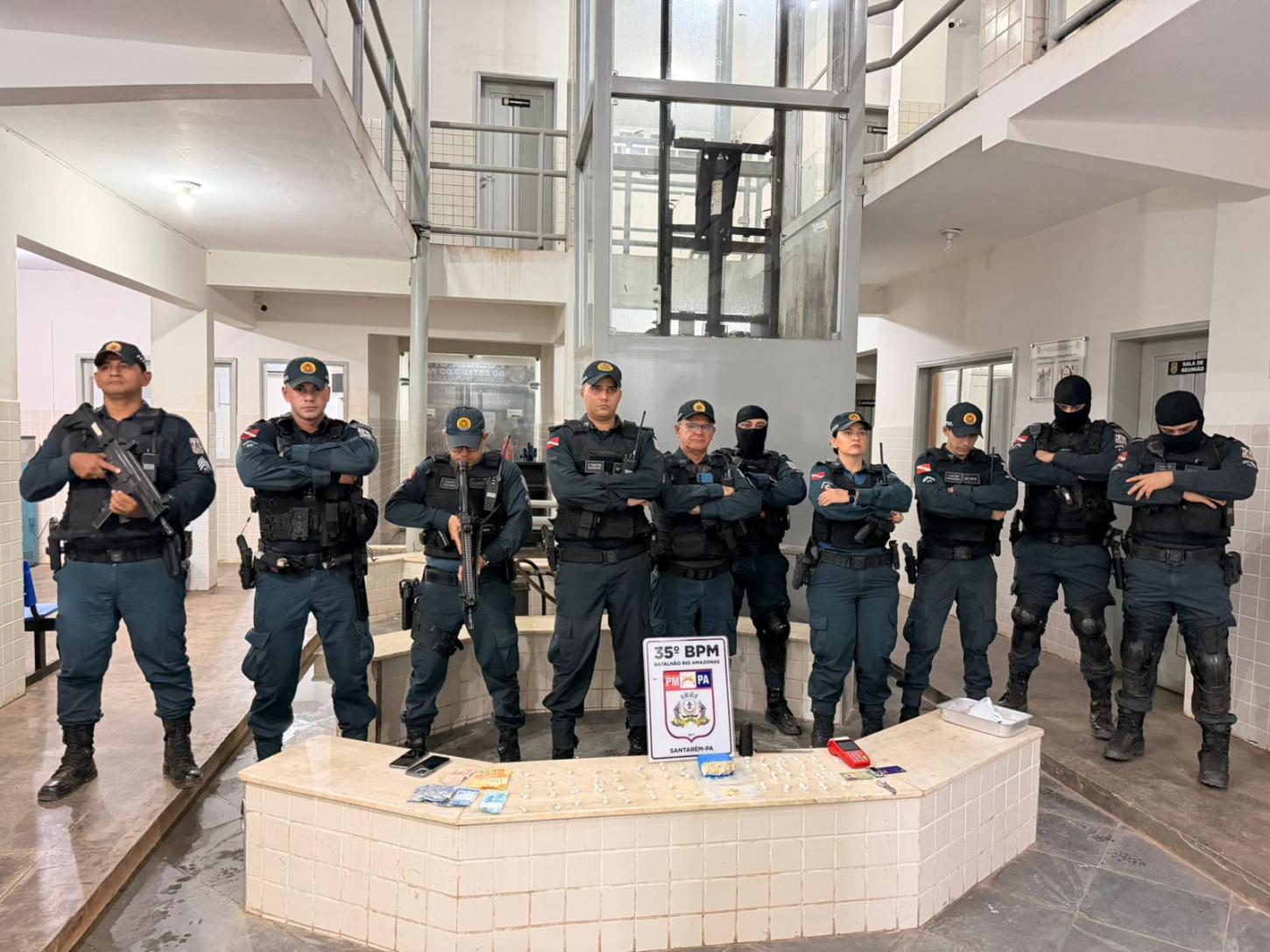 Dupla presa pelo 35º BPM na Umaitá 