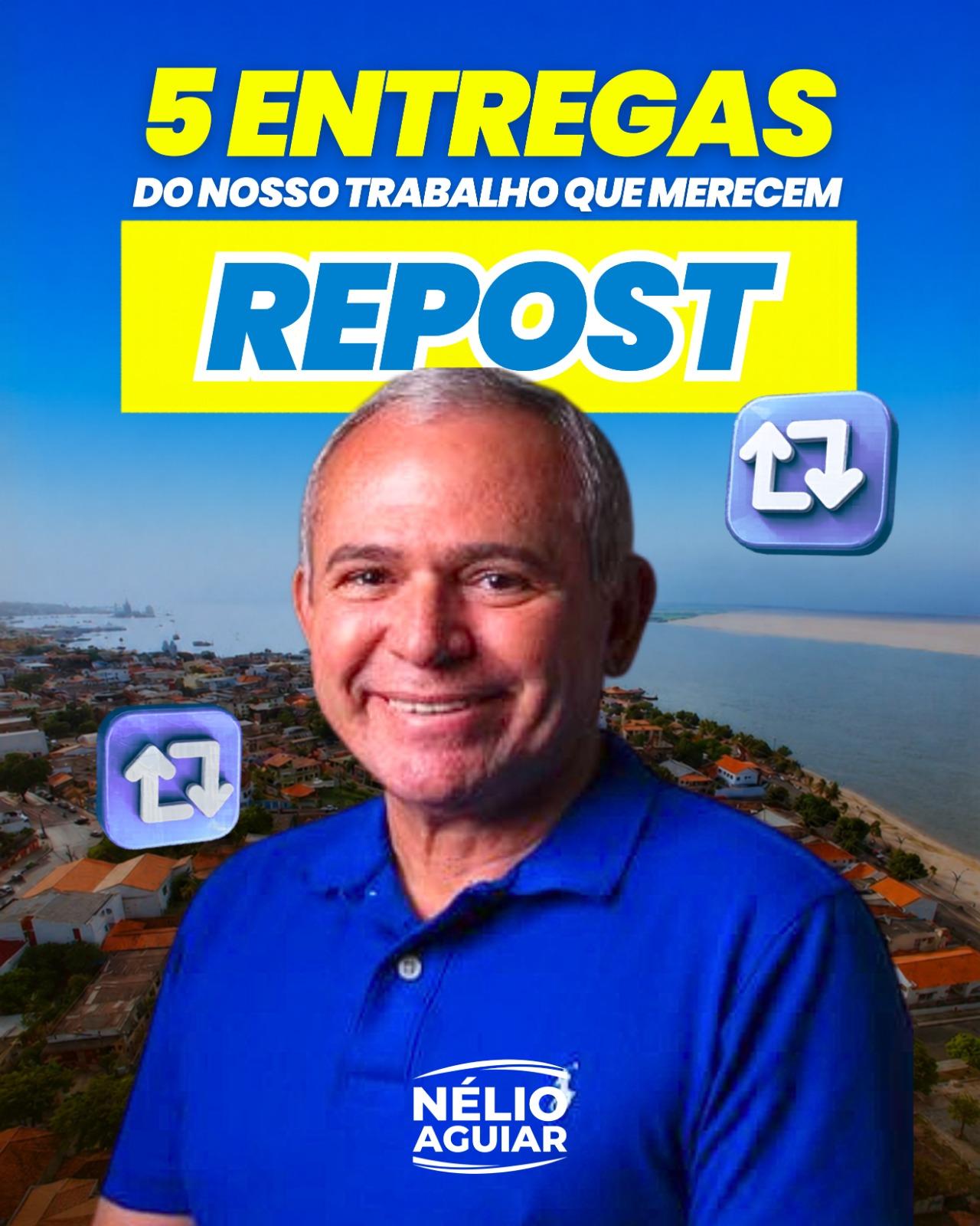 Obras de destaque do ex prefeito Nélio Aguiar 