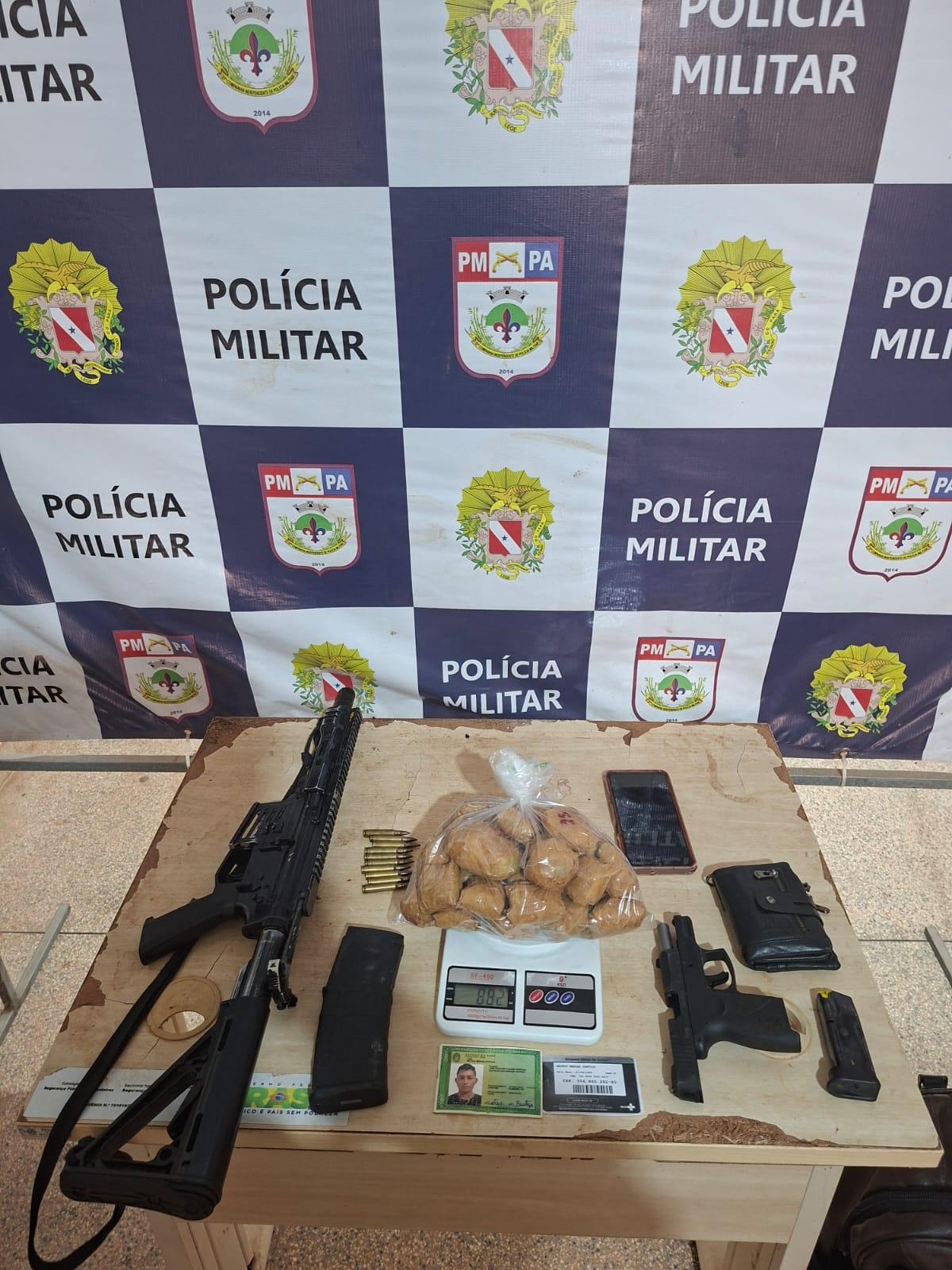 Elemento bateu de frente com a PM em Almeirim e foi parar no saco preto