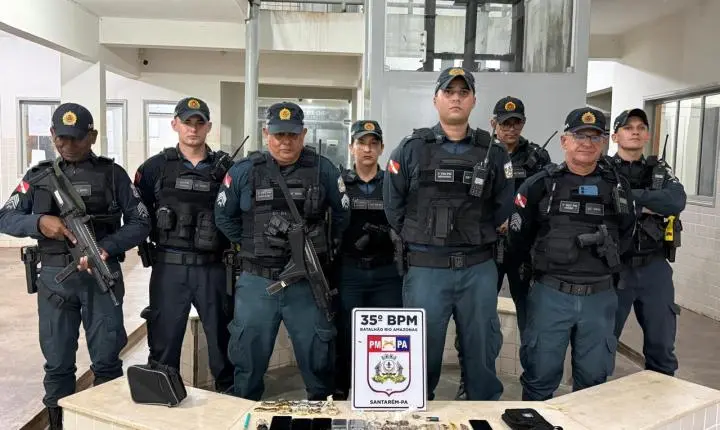 35º BPM em Santarém em mais uma ação nas ruas da cidade 