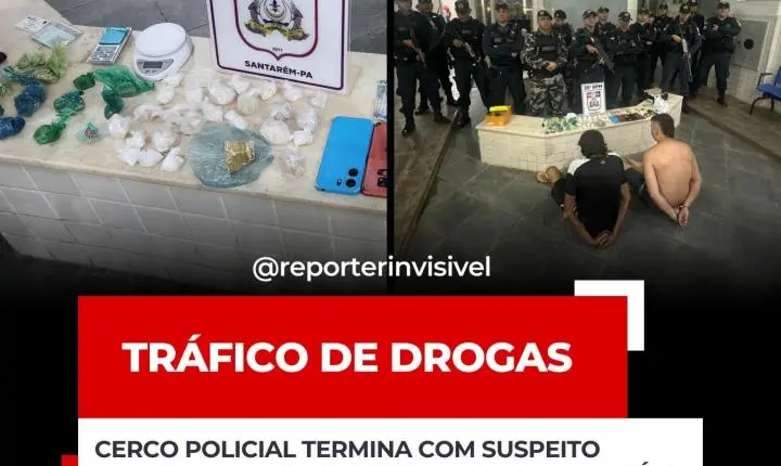 Ação da PM com resultado em prisão de elementos ligados ao tráfico 