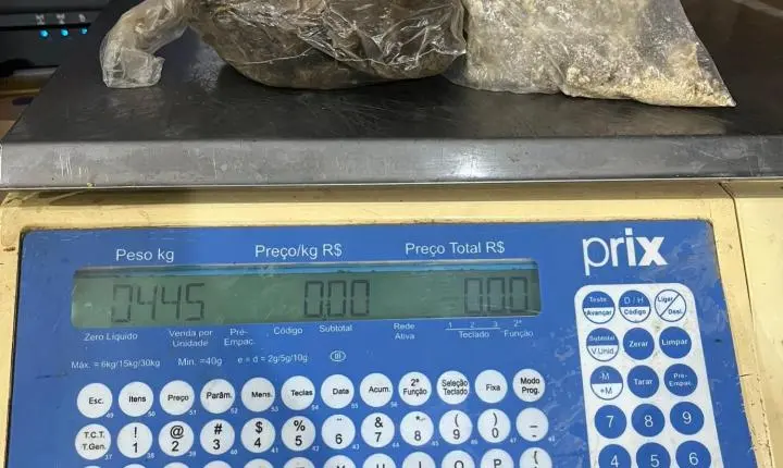 Ao comando do Tenente Moreira do 35º BPM mais uma dupla presa por tráfico em Santarém 