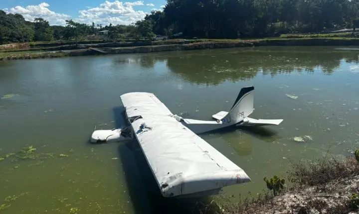 Avião de pequeno porte caiu no município de Novo Progresso 