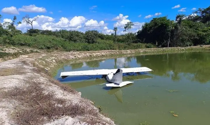 Avião de pequeno porte caiu no município de Novo Progresso 