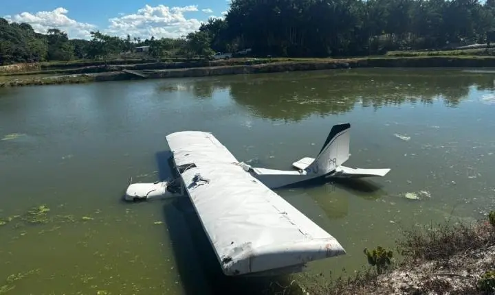 Avião de pequeno porte caiu no município de Novo Progresso 