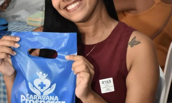 Caravana prosperar entrega 373 óculos e reforça ação de saúde ocular em Belterra