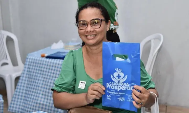 Caravana prosperar entrega 373 óculos e reforça ação de saúde ocular em Belterra