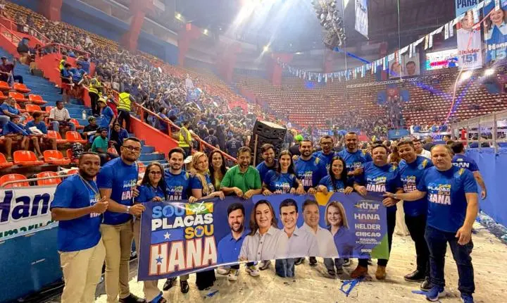 Convenção do MDB do Pará reúne grande público e oficializa Hana Ghassan ao Governo do estado