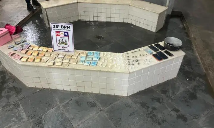 Dois homens presos pela PM por tráfico em Mojuí dos Campos 