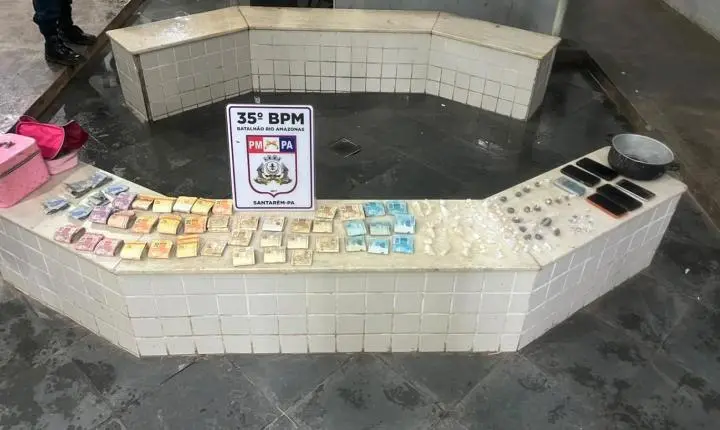 Dois homens presos pela PM por tráfico em Mojuí dos Campos 