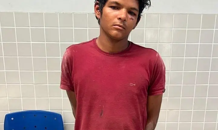 Elemento preso por furto