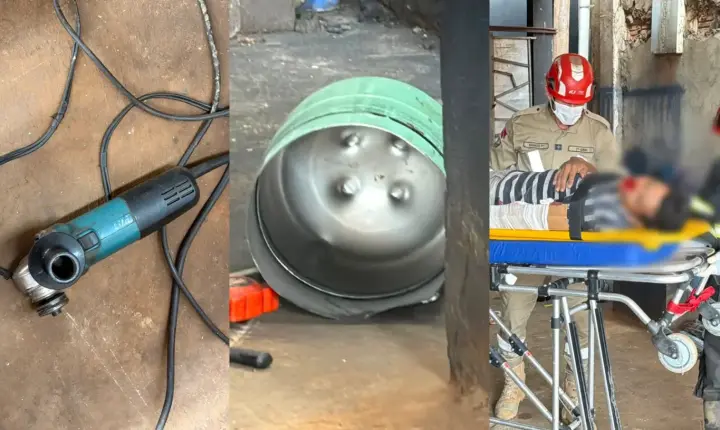 Explosão de cilindro deixa trabalhador gravemente ferido em oficina de Itaituba