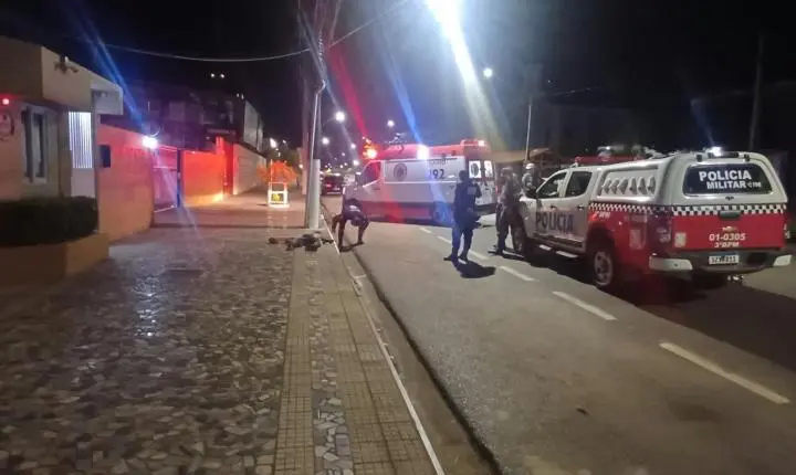 Homem morto na madrugada 