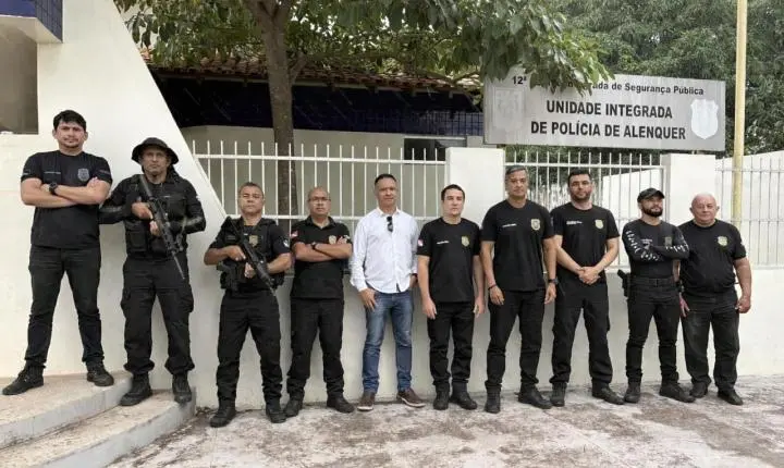 Superintendente da Policia Civil de Santarém em visita  institucional em Alenquer 