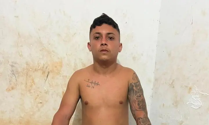 Preso por suspeita de tráfico pelo 35º BPM no Jacamim 