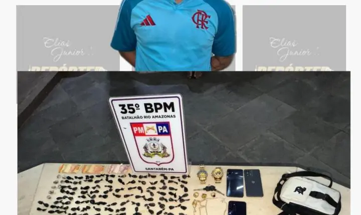 Preso por tráfico no bairro da Matinha 