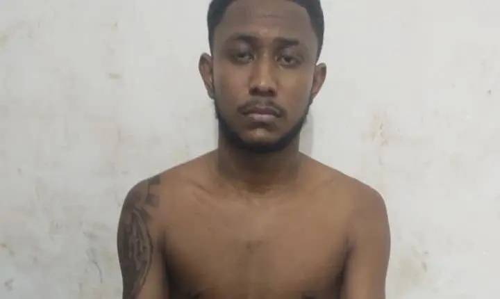 Preso por tráfico pelo Recobrimento do 35º BPM 